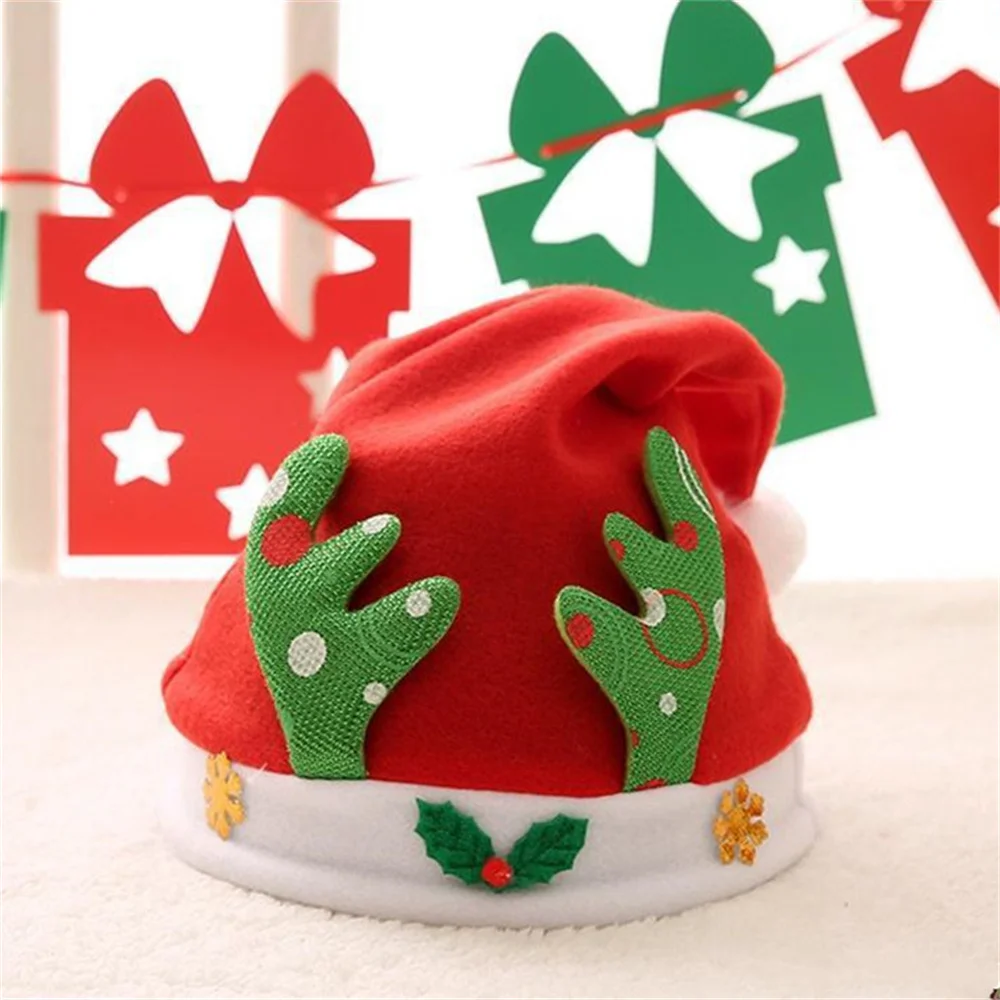 

Новинка 2023, Стильная кепка на новый год, шапки с изображением снеговика, лося, Санта-Клауса для детей, детей, взрослых, подарок на Рождество, украшение
