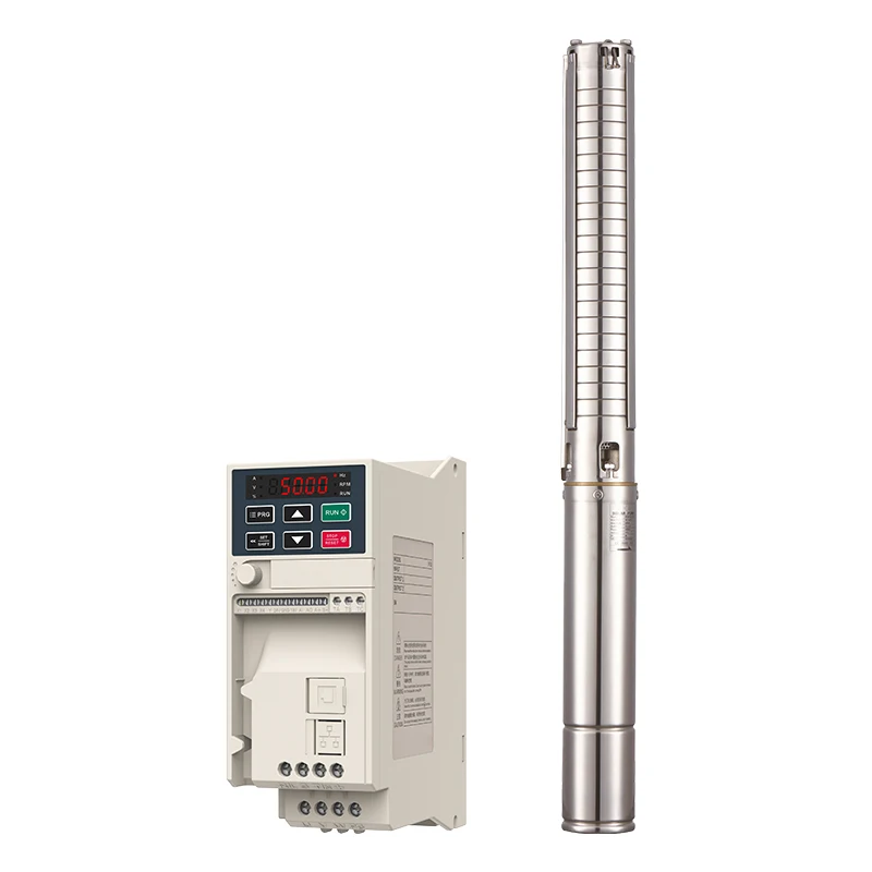 Погружной Гибридный водяной насос 3 кВт ac dc на солнечной батарее 18 м ч с большим