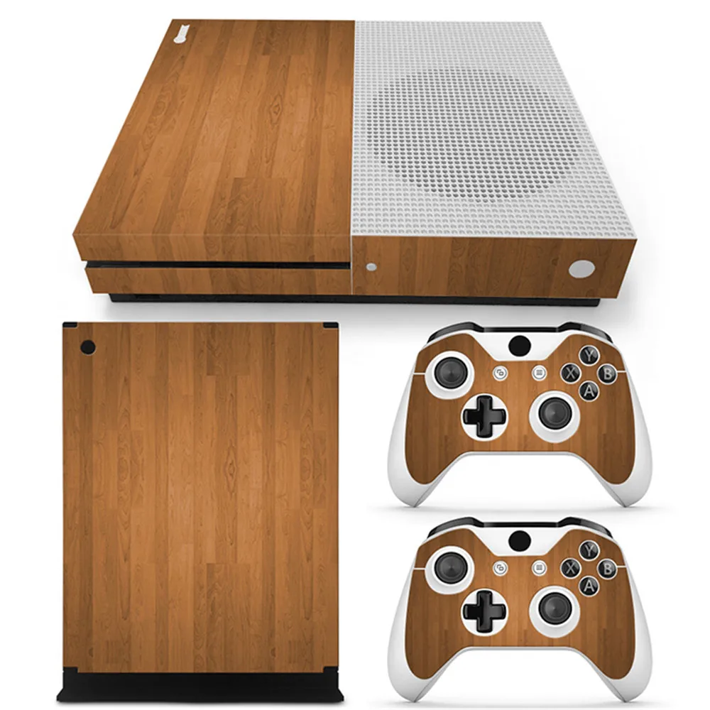 Деревянный дизайн заводская цена на консоль Xbox one s наклейка из ПВХ для консоли S
