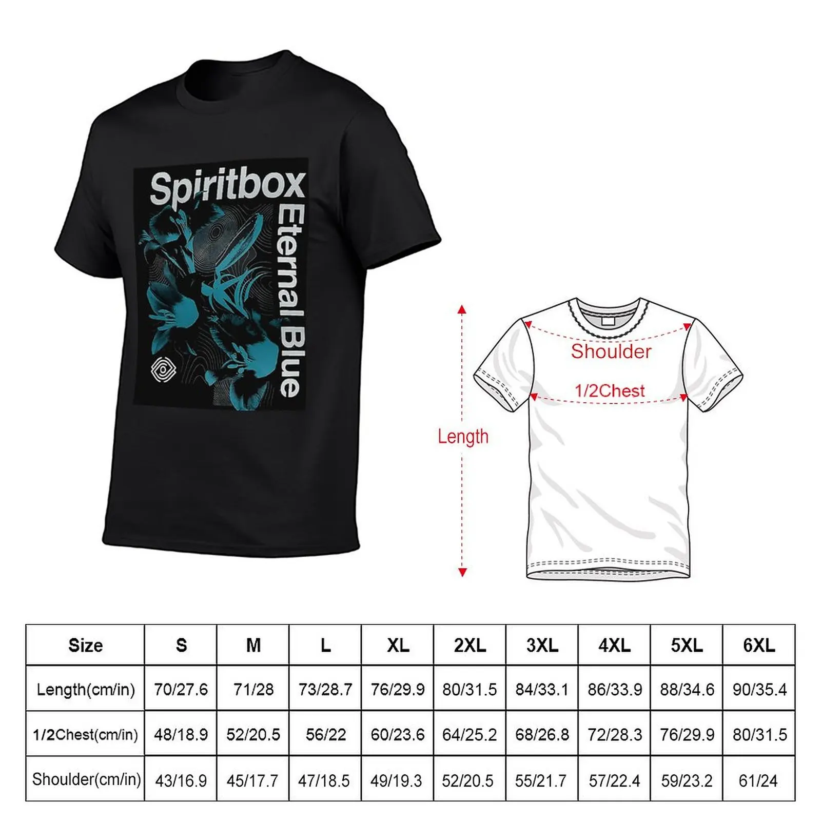 Spiritbox секретная футболка заготовки пота винтажная одежда футболки для мужчин
