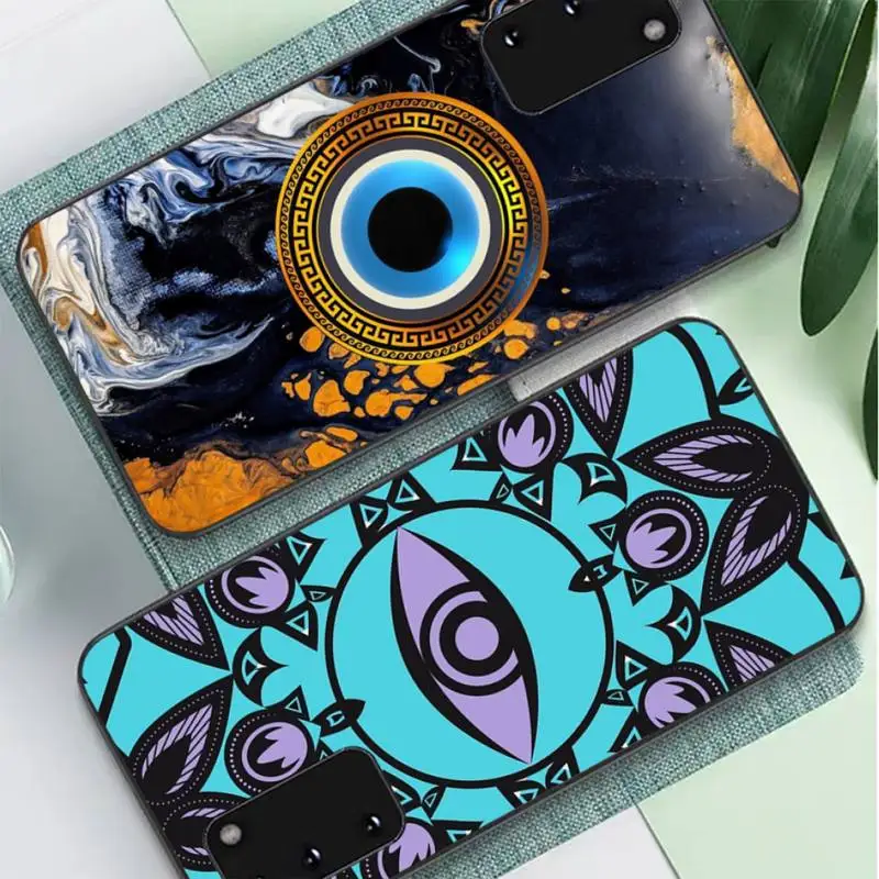 

Blue Evil Eye Phone Case for Samsung S10 21 20 9 8 plus lite S20 UlTRA 7edge