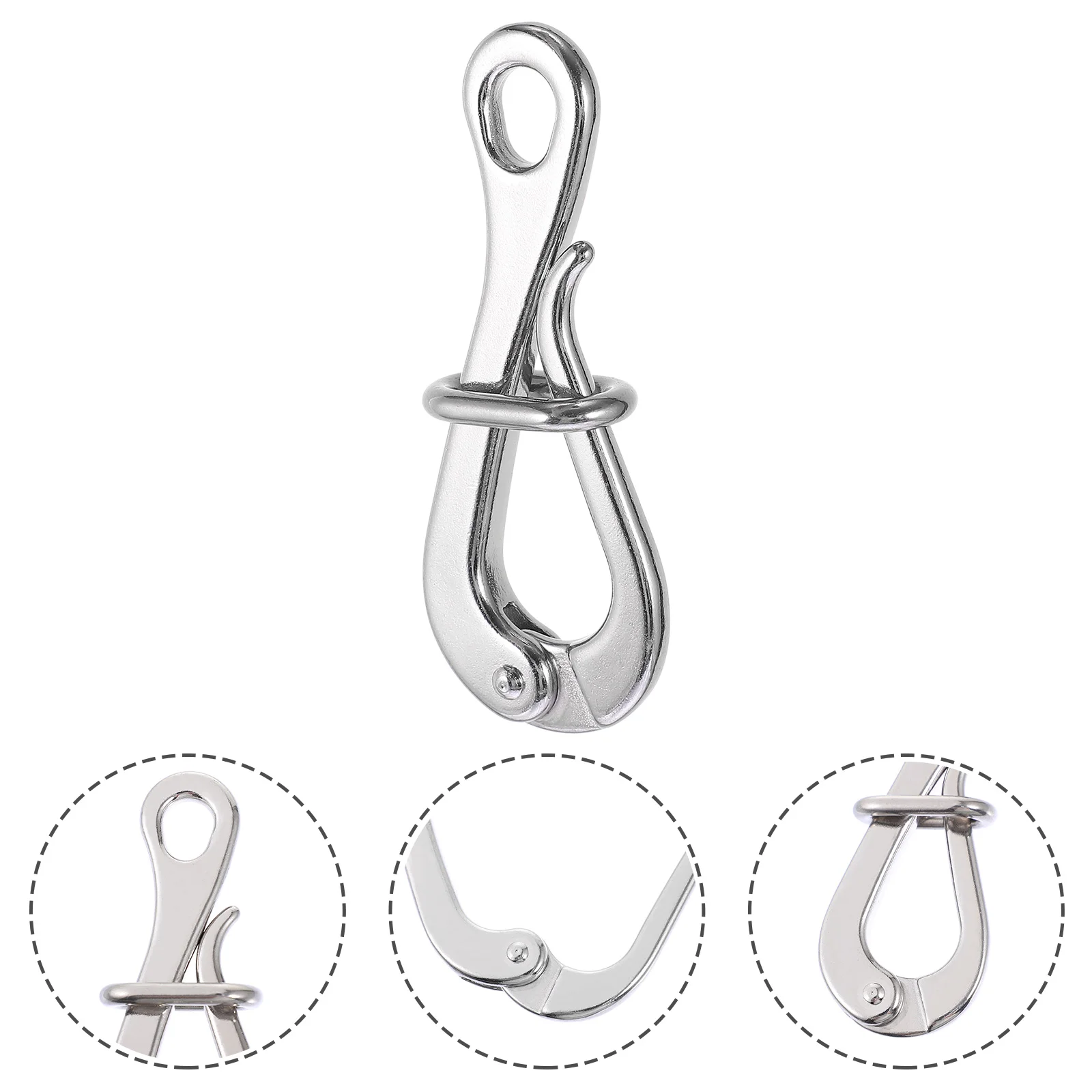 

Hook Pelican Ship Quick Stainless Release Hooks Marine Link Climbing Buckle Lifeboat Life Rafts Shackle