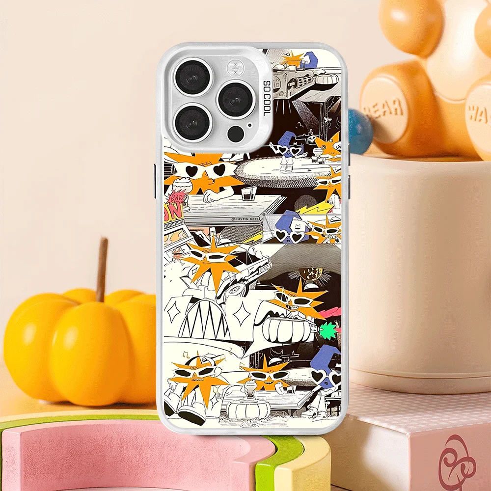 Чехол для телефона Singer Mora iPhone 12 11 13 14 15 16 Max Pro Plus лазерный чехол