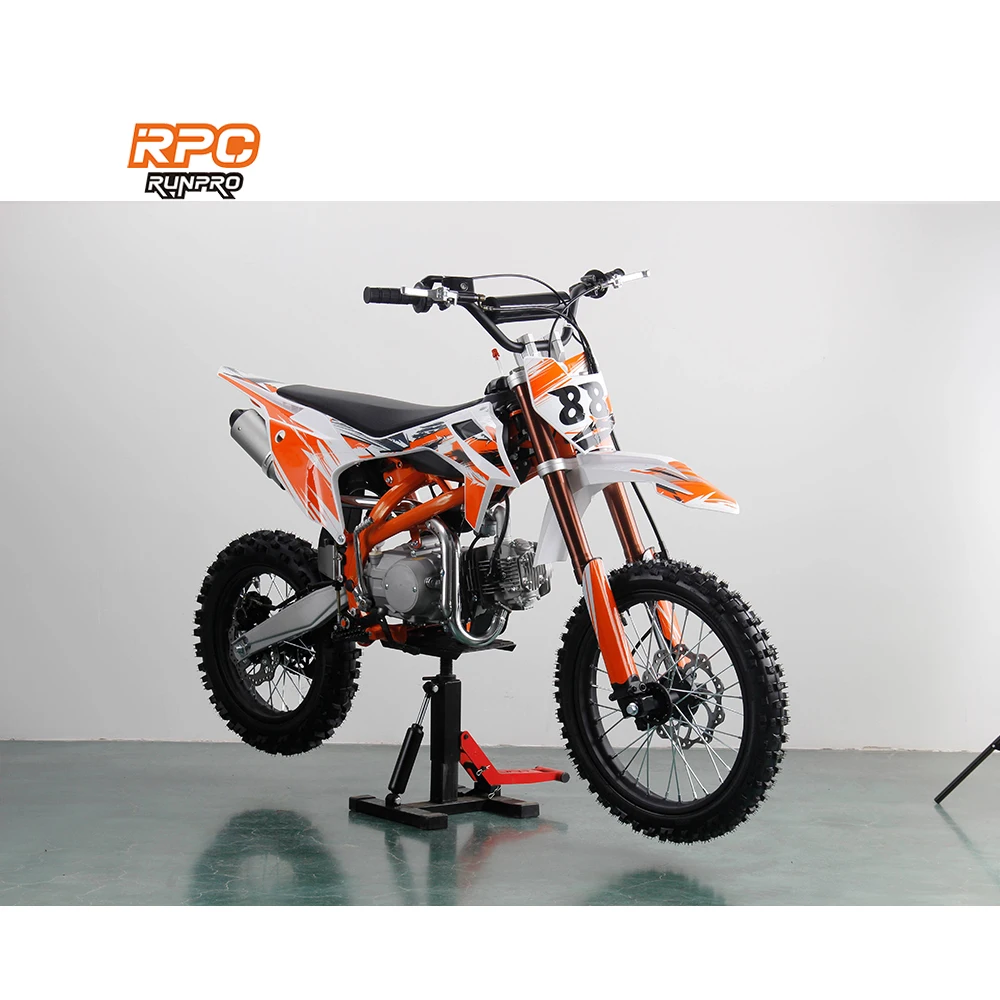 Фото Мотоцикл для бездорожья с низким/средним крутящим моментом, 125cc, 140cc, 160cc, мини-мопед, гоночный спортбайк, питбайк, бесщеточный двигатель №4