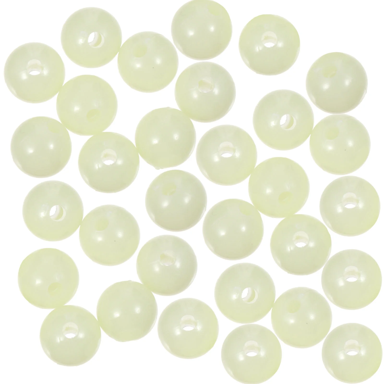 

2 Packs Luminous Beads Jewelery Girl Necklace Craft Beads Aldult Key Chains Bead Acrylic DIY Craft Beads Glowing Beads Child