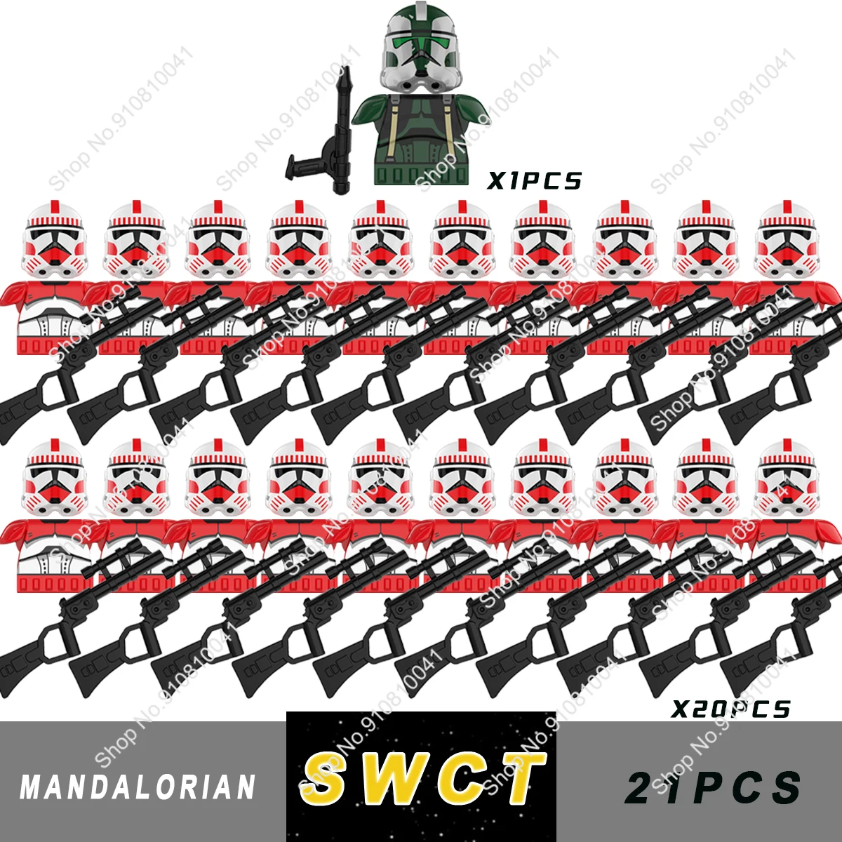 Экшн-фигурка из м/ф Звездные войны 21 шт./компл. |