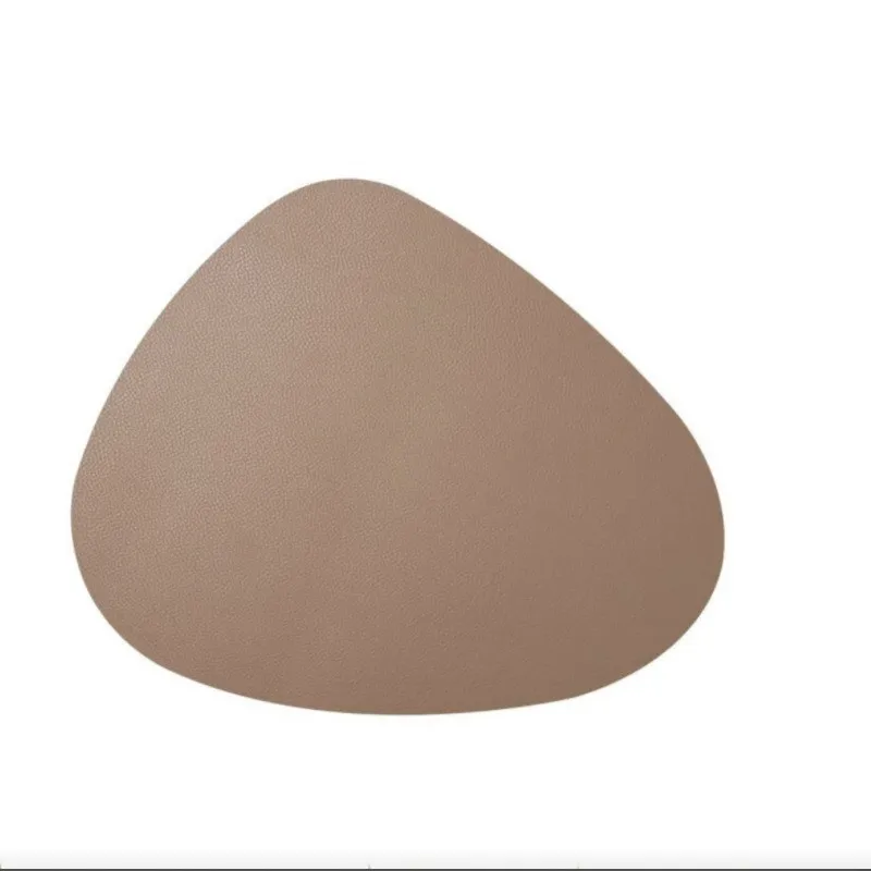 Коврики из искусственной кожи для стола, водонепроницаемые противоскользящие изоляционные кожаные коврики для посуды, набор ковриков для столовых приборов в скандинавском стиле, кухонный коврик для чашки