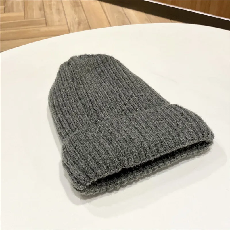 

Plush Thick Warm Knitted Beanie Men Hats for Women Skullies Beanies Hip Hop Caps Bonnet Bonnets Femme Gorras Hombre Homme