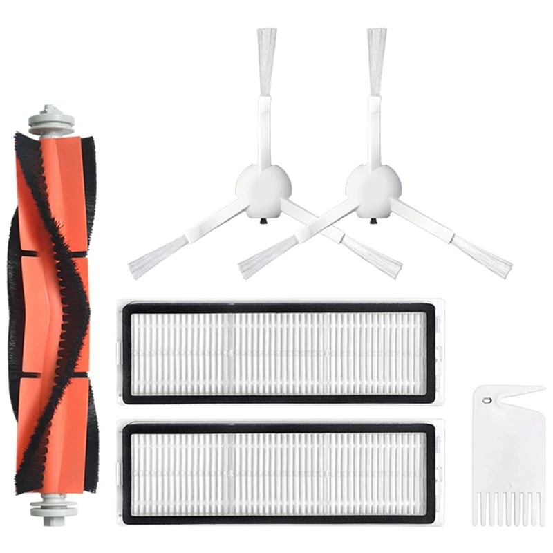 

Main Brush Side Brush Hepa Filter Spare Parts for Mijia 1C Vacuum Cleaner, Robot Vacuum Cleaner Spare Parts