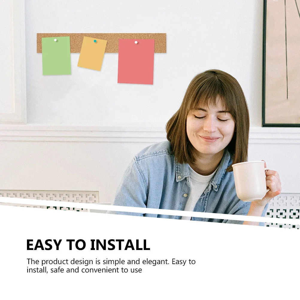 3 шт. пробковые полоски толстые доски безрамная заметка для офиса игольная
