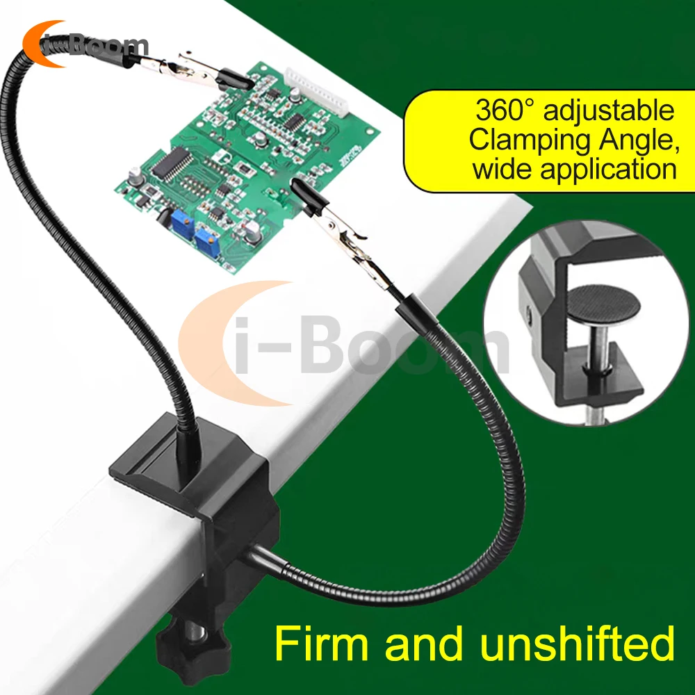 

Aluminum Alloy Vise Workbench Soldering Iron Stand Circuit Board Soldering Station Two Jaws Soldering Station Tools DIY Clamp