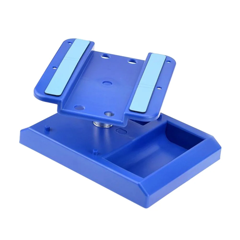 

Universal PVC RC 1/10 Model Car Repair Station Assembly Platform Work Stand for Car Toys Repairing Blue and Black
