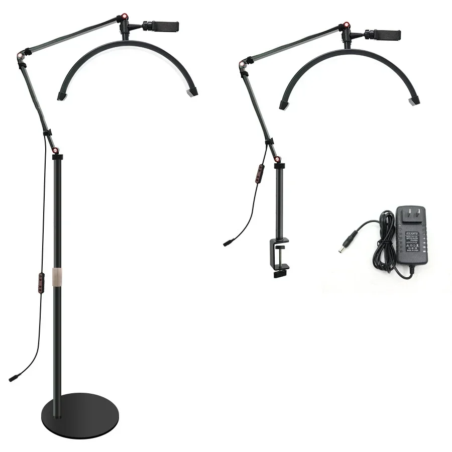 Складная Напольная Лампа 2 в 1 фонарь с полумесяцем 16 дюймов 20 Вт настольным