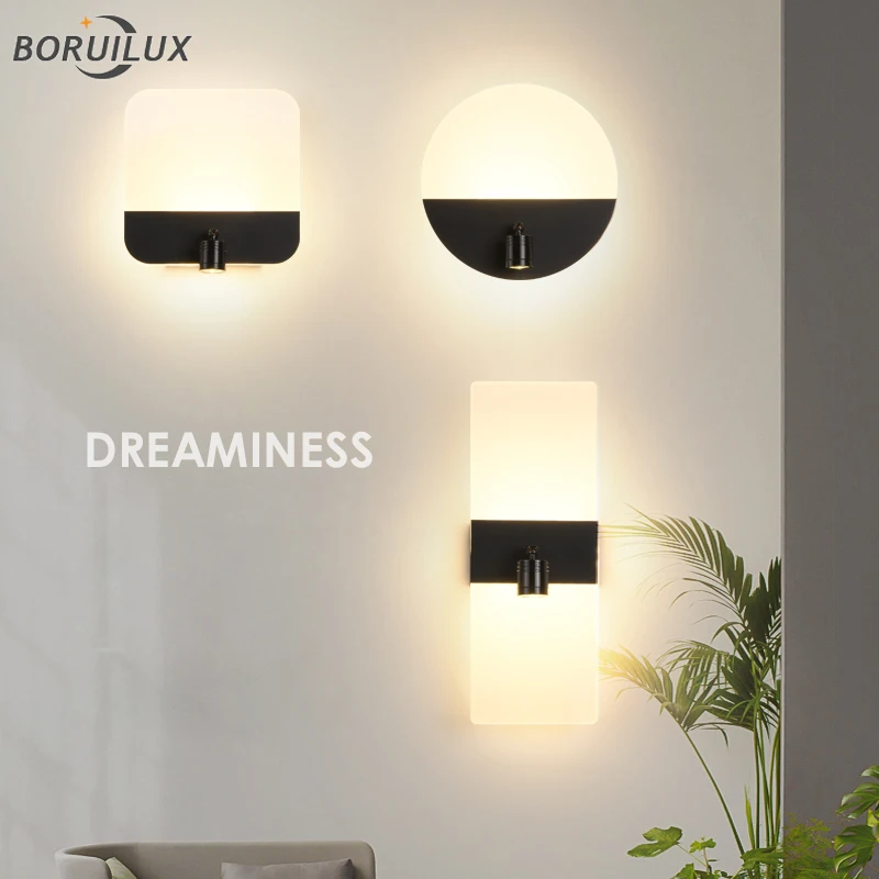 Простой акриловый вращающийся Прожектор новые современные светодиодные