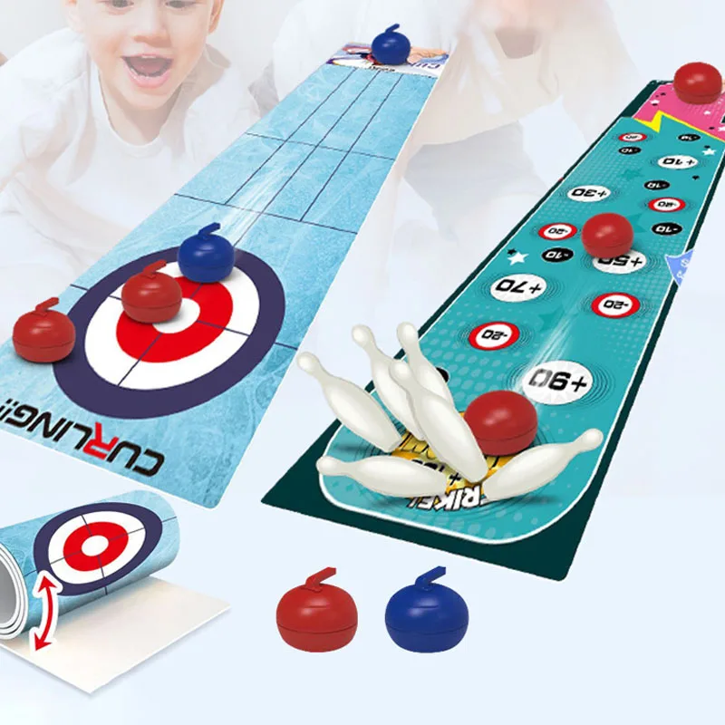 

Складной мини-стол, крутящийся шар для боулинга, обучающая игрушка, забавная игра для детей и взрослых, семейная школа, путешествия, настольная игра для бурения