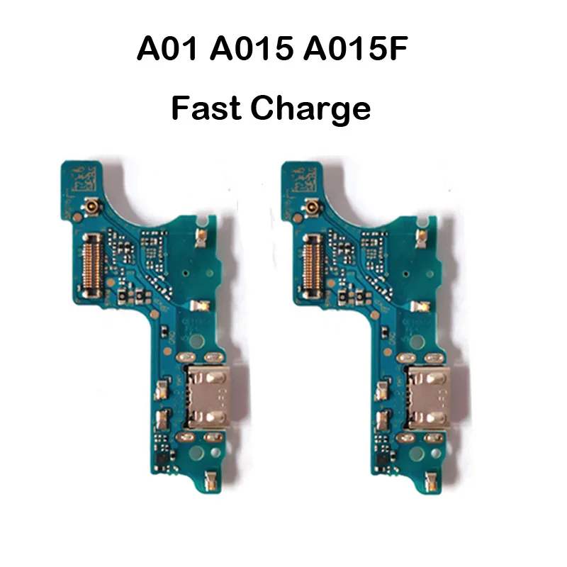 A015 зарядная плата для Samsung A01 Micro USB зарядное устройство порт для зарядки разъем гибкий кабель A015F микрофон гибкий кабель
