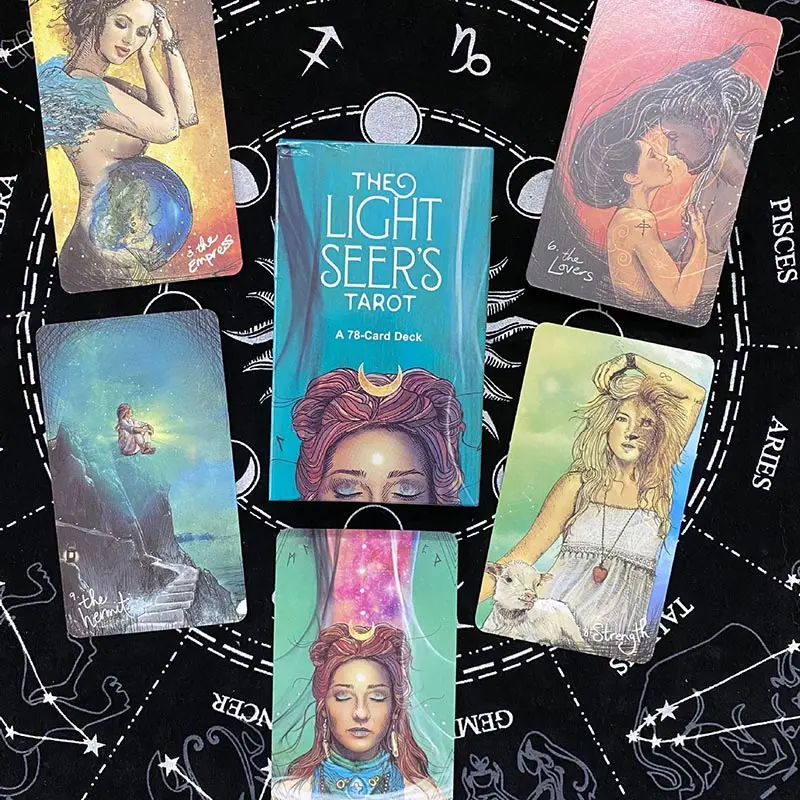 

Guru Guru Tarot Cards Analyze Fate Trajectory Witch Divination Cards Home Party Deck Board Game Solitaire Predict Future 2022