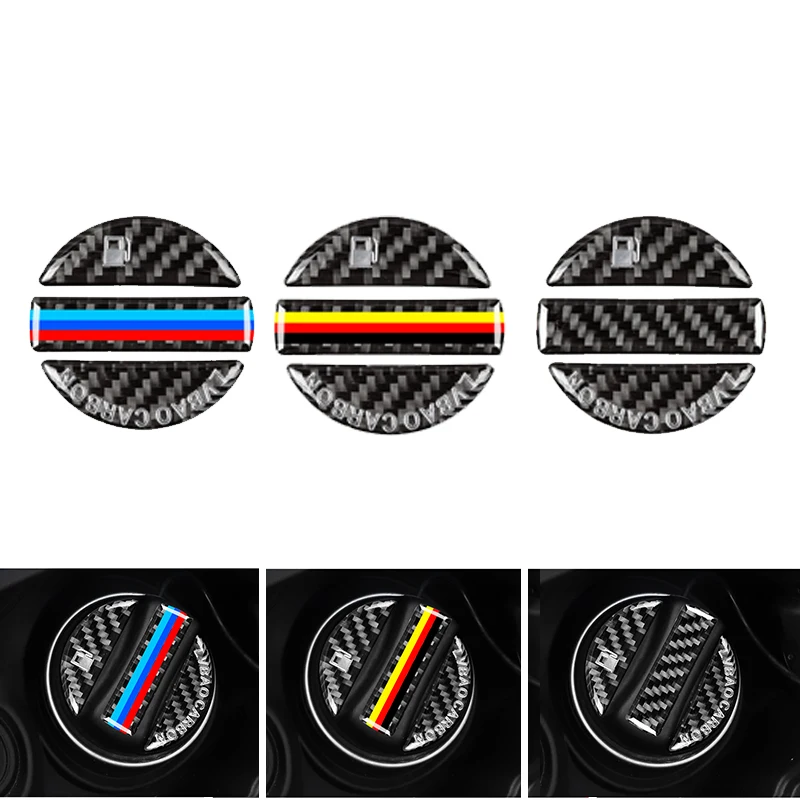 

Carbon Fiber Car Fuel Tank Sticker M Power Performance Fuel Cap Trim for BMW X1 X3 X4 X5 X6 F15 F10 F30 E90 E60 Accessories