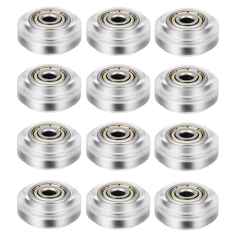 

3D Printer Polycarbonate Wheel Plastic V-Groove POM Linear Pulley 625Zz Bearing Creality S5 Ender 3/3 Pro CR-10