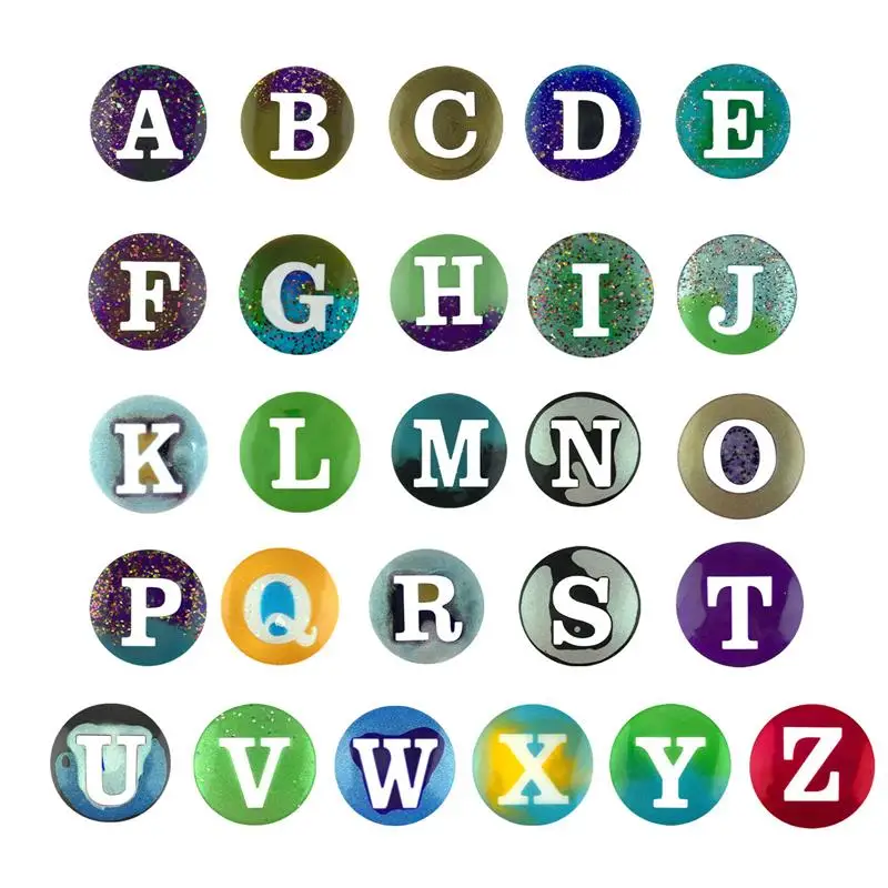 Форма для алфавита силиконовая форма мыла и свечи 26 букв английского аксессуары