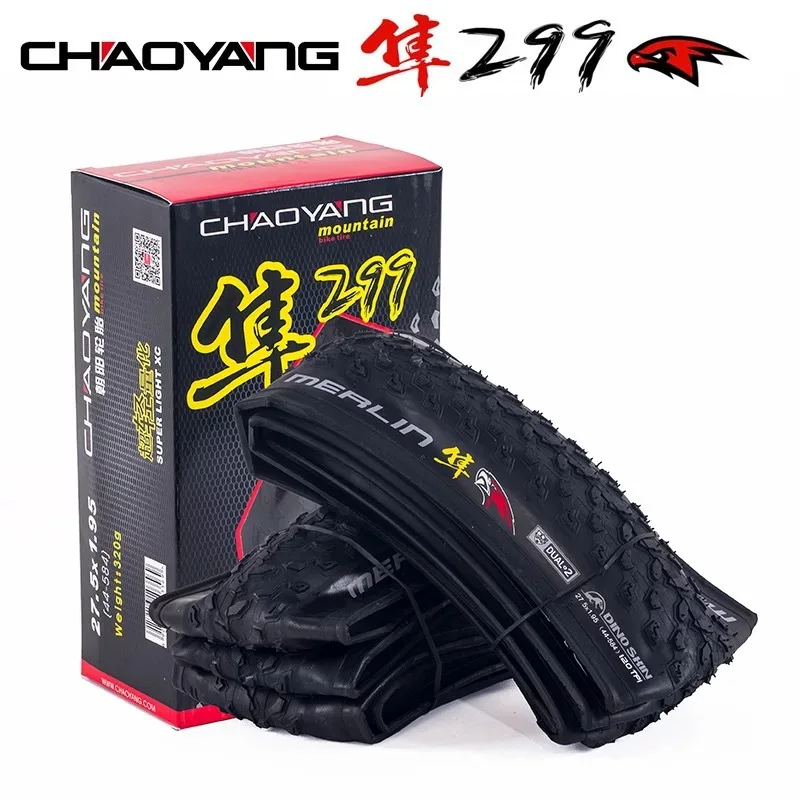 Chaoyang-neumático profesional para bicicleta de montaña, ultraligero, plegable, resistente a las puñaladas, Falcon 26/27, resistente a los pinchazos, 120TPI, 5/29. 299
