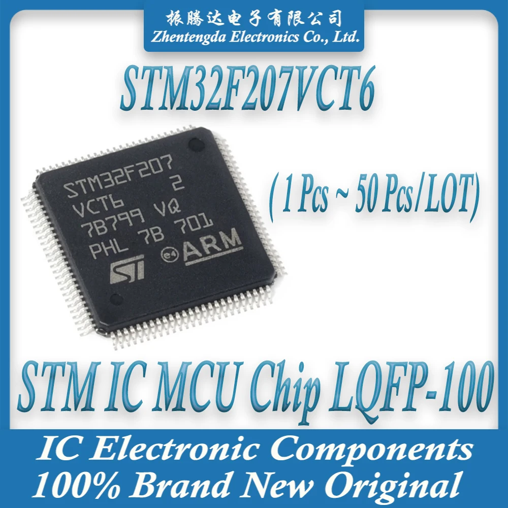 STM32F207VCT6 STM32F207VC STM32F207 STM32F STM32 STM IC MCU Chip LQFP-100