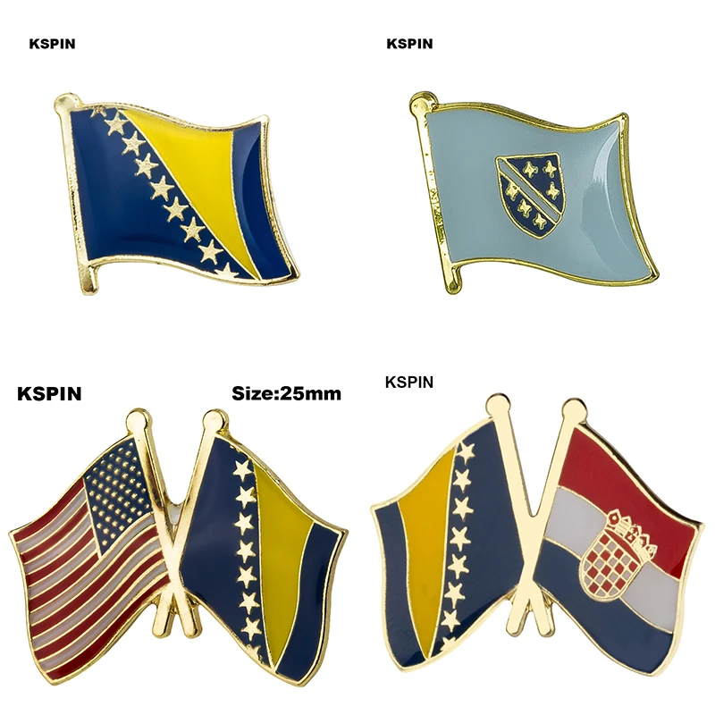 Bosnia Rozet Metal ChPS Metalicas Pins Icon Брошь для рюкзака женщин/мужчин