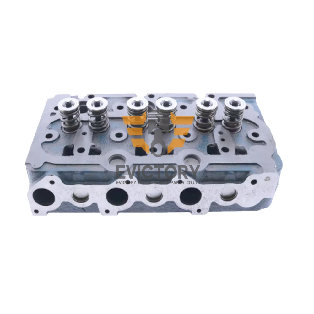 Головка цилиндра D650 в комплекте с клапаном для двигателя Kubota B6100 B6100D B6100E b6100html B7100