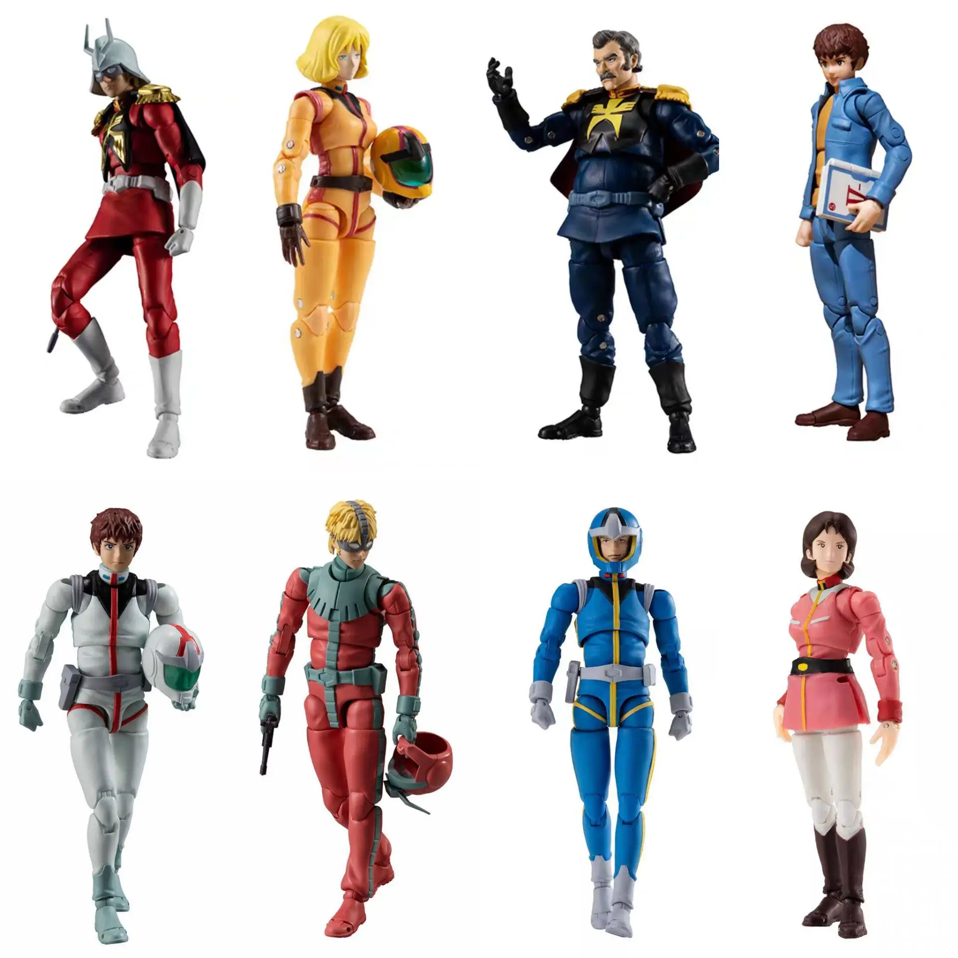 Фото Фигурка Megahouse Gundam Mirai Sleggar Law Sayla Mass Zeon Ramba Ral Char Azanable Amuro Ray, 3,75 дюйма №1