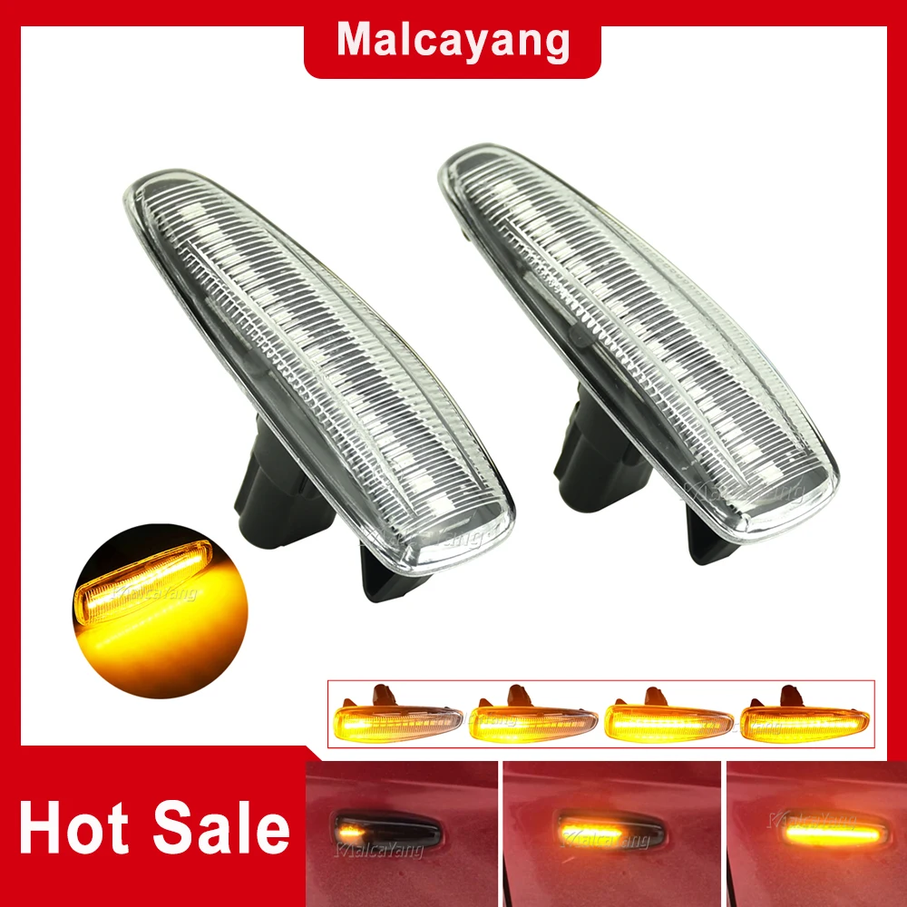 

For Mitsubishi Outlander Sport / RVR / ASX 2011 2012 Mirage 2014-2019 LED Dynamic Turn Signal Light Side Fender Marker Lamp