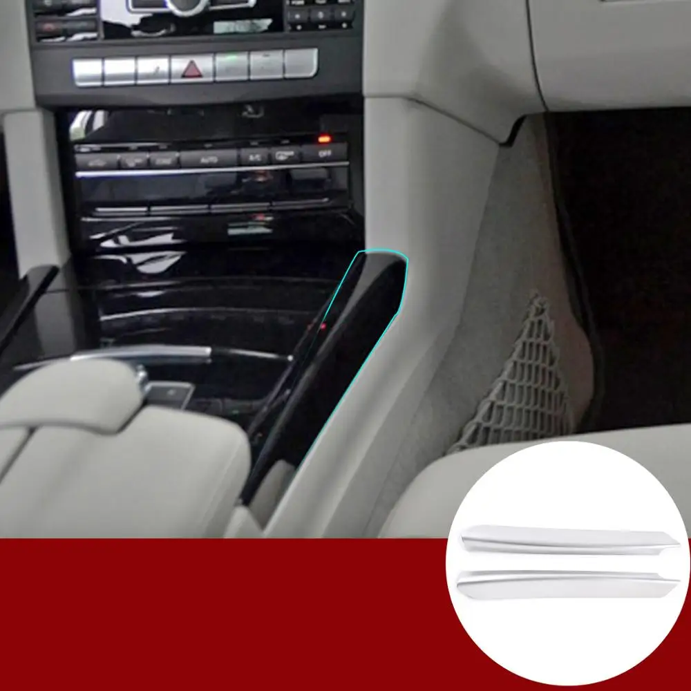 

Аксессуары для интерьера автомобиля для Mercedes Benz E Class W212 2010 -2015 Abs серебряные центральные декоративные боковые полосы обшивки