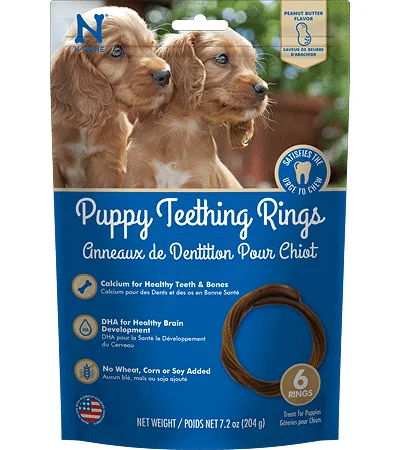 

Puppy Teething Rings Peanut Butter 6pk