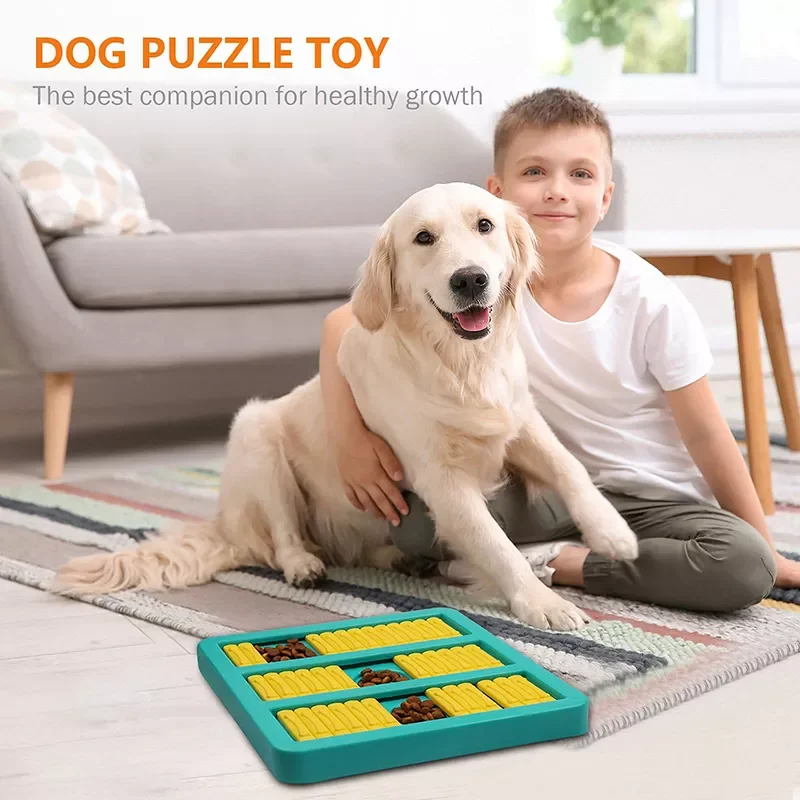 

Interactive Pet Toys Slow Feeder Dog Puzzle Non-slip Dog Toys Increases IQ Pet Training Toy For Small Medium Dogs Pet Supplies