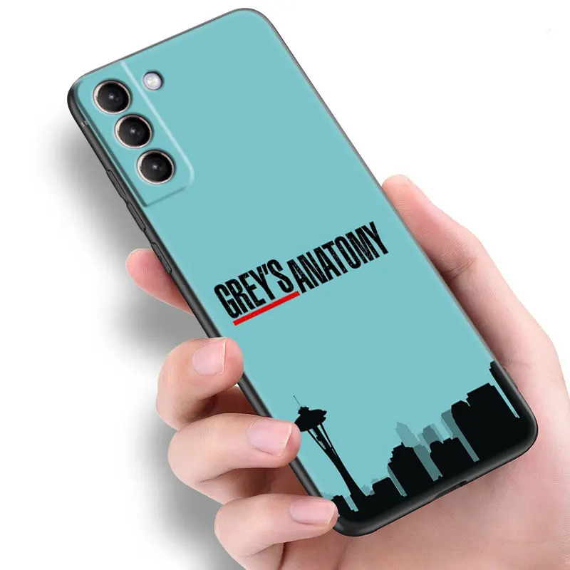 Чехол Greys для анатомии врачей медсестер черный чехол Samsung S23 Ultra S22 S21 Plus S20 FE A13 A14 A23