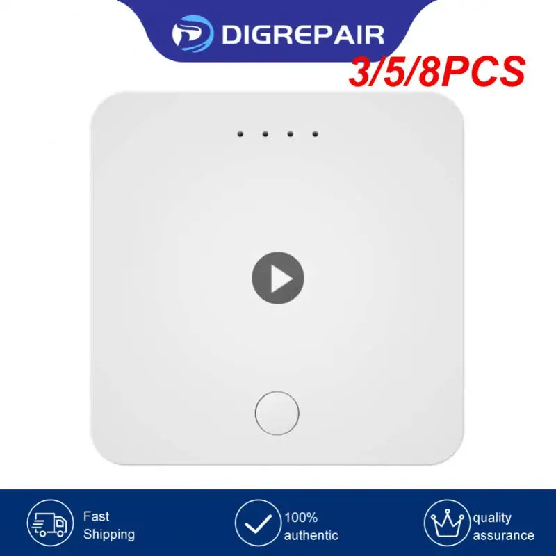 

3/5/8PCS Smart Home Lan Gateway One-key Networking Smart Hub Bridge App Voice Remote Control Tuya Wired Gateway Bridge