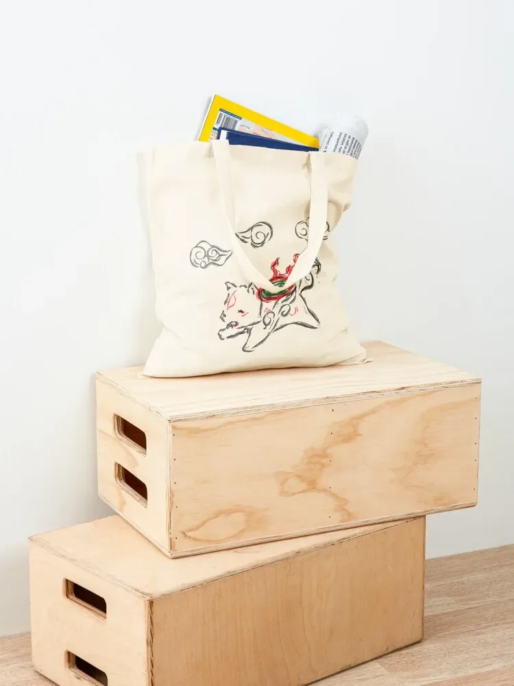 Okami Den Tote Bag Сумки ручная сумка женская парусиновая большая