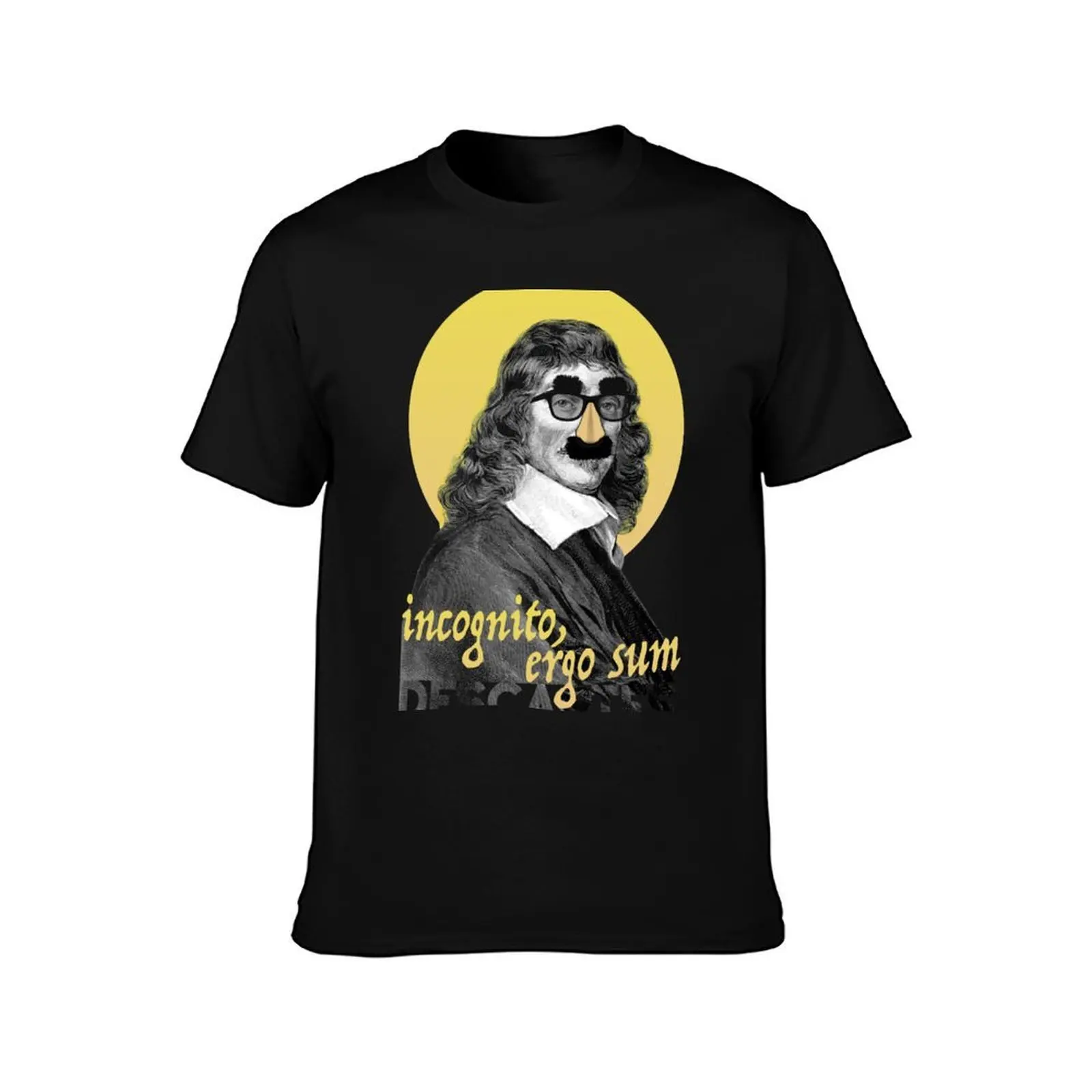 Фото Incognito, Ergo Sum - Descartes (Версия 2) Футболка повседневная универсальная с коротким рукавом №2