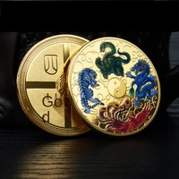 commemorative coins of the four ancient chinese beasts taoist baguazhang commemorative medal copy