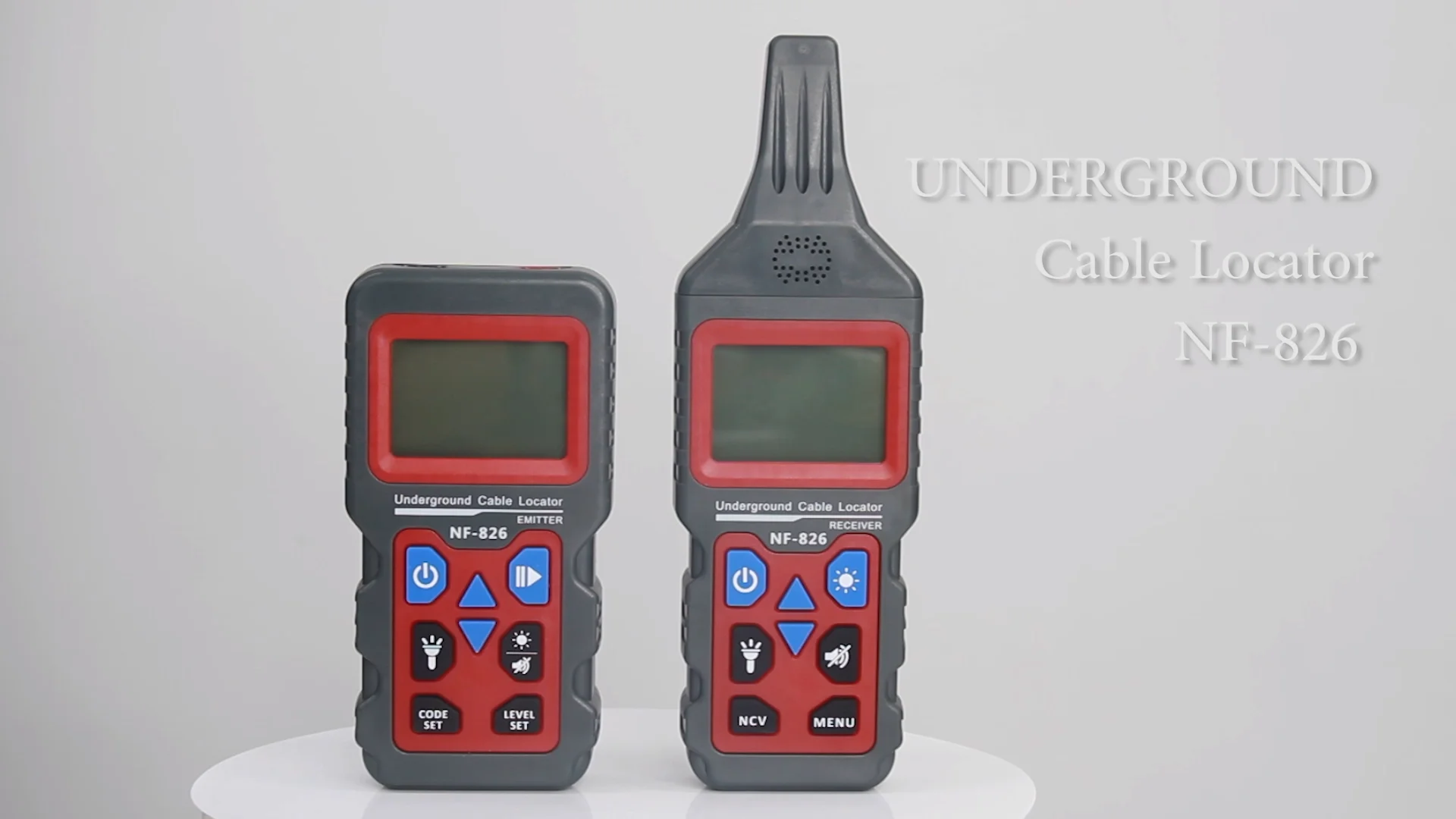 

Newest Multifunction LCD Display Underground Cable Locator NF-826 Wire Fault Detector with NCV