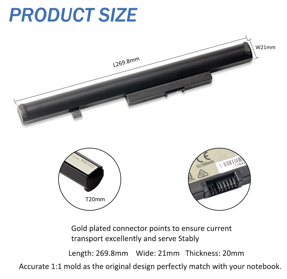 Аккумулятор для ноутбука ETESBAY L12L4E55 Lenovo E40-30 E40-45 E40-80 E40-70 Tian Yi 300-14ISK 15ISK L13L4A01 2800mAh/41WH