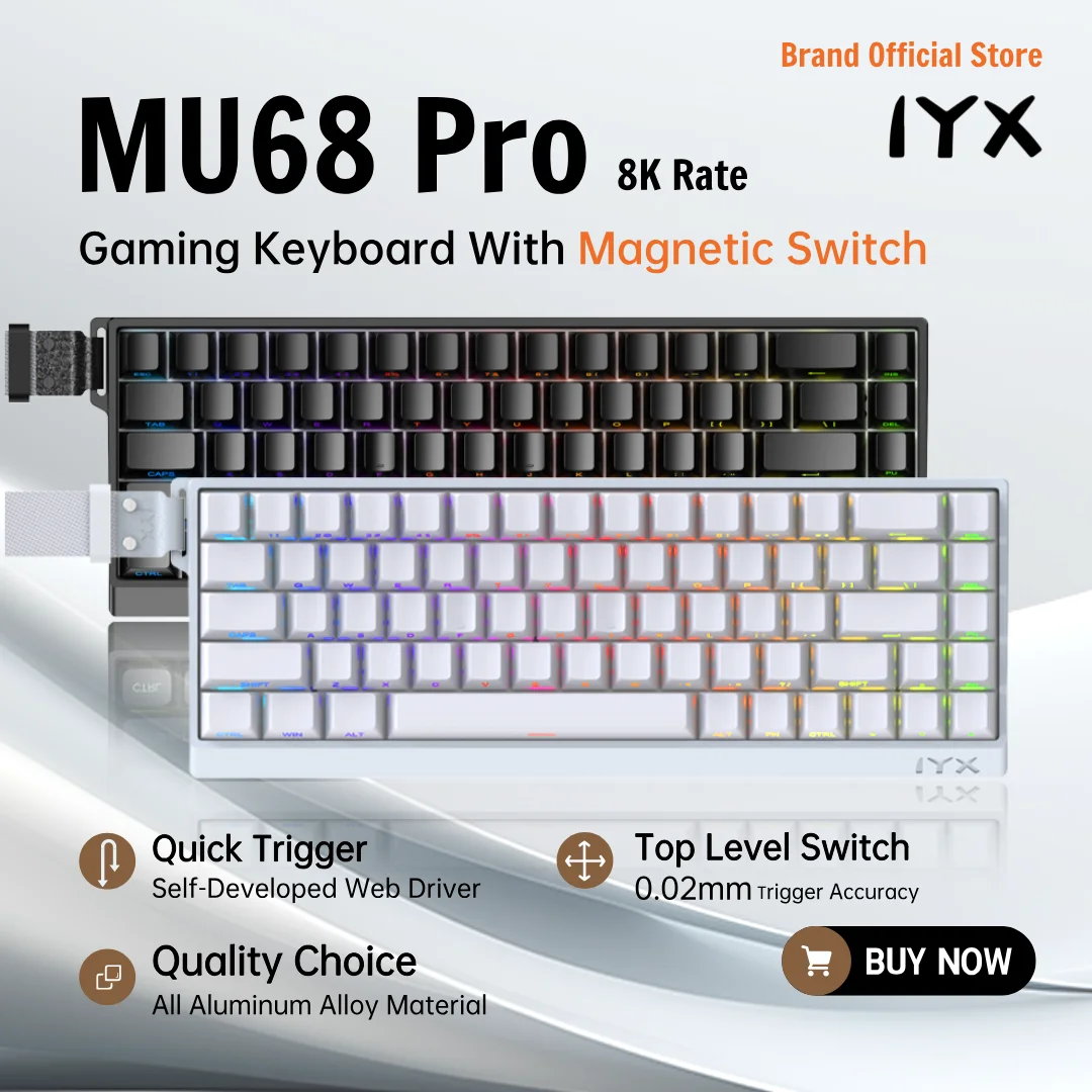 IYX MU68 PRO механическая клавиатура 68 клавиш | AliExpress