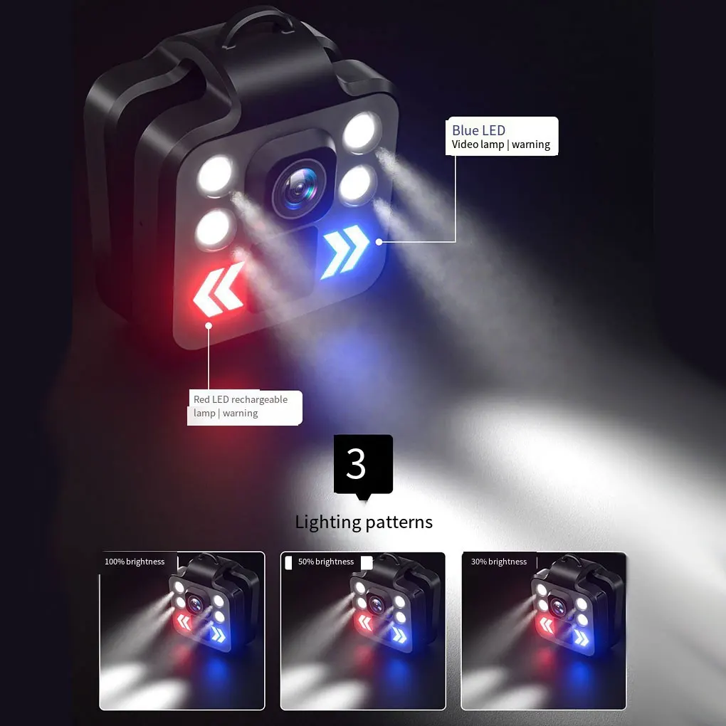 

Mini Body Camera Video Recorder LED Night Visions 1080P Wearable Cam Outdoor