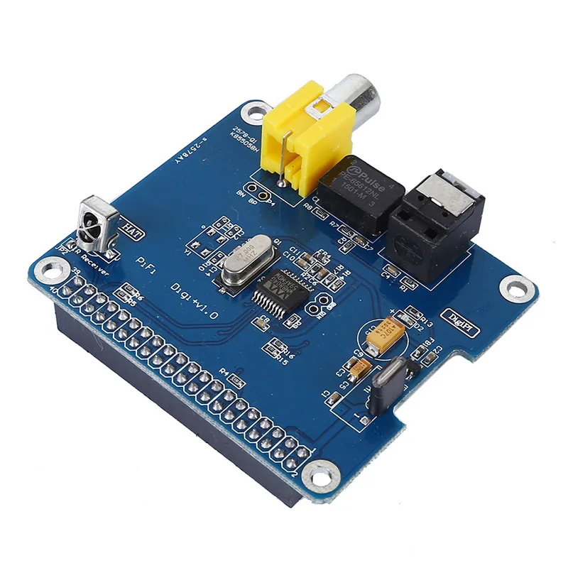 

SC07 Raspberry Pi HIFI Digi + цифровая звуковая карта I2S SPDIF, оптическое волокно для Raspberry Pi 3 2 Model B +