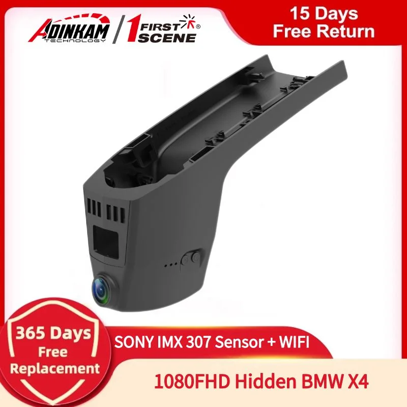 

Firstscene Hidden Car DVR Camera For BMW X4 Built-in G-Sensor WiFi App Super Night Vision Novaket 96672 24H Parking Monitoring