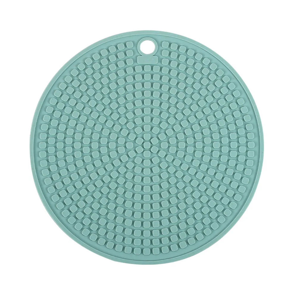 

1pcs Silicone Placemat 18*18cm High Temperature Resistant Kitchen Pot Mat For Insulation Mat And Meal Mat Kitchen Supplies