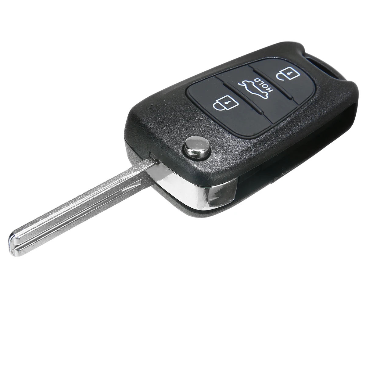

For KIA Rondo Sportage Soul Rio 3 Button Flip Folding Remote Key Fob Shell Case Replacement Car Key Cover