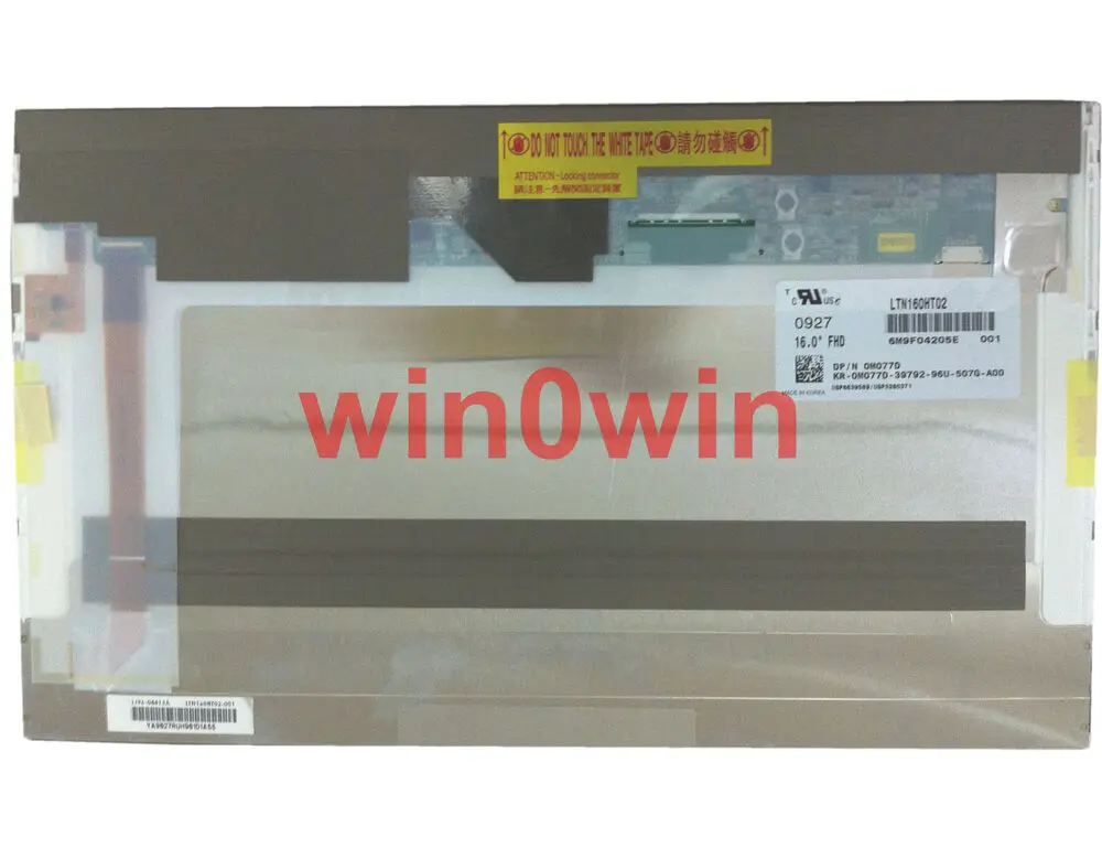 

For LTN160HT02 001 16"1920*1080 FullHD LED screen LCD Display Laptop Screen NEW