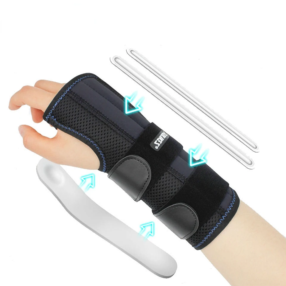 

1PCS Wrist Brace for Carpal Tunnel Relief Night Support,Support Hand Brace with 3 Stays,Adjustable Wrist Support Splint