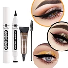 Натуральная Стойкая подводка для глаз карандаш Водостойкая Подводка для глаз гель для бровей крем краска Косметика Красота Макияж инструменты кисть для бровей