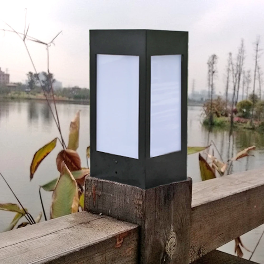 

Solar Fence Post LED Cap Light Waterproof Outdoor Garden Pool Street Lamp